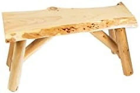 Rustic Pine Cedar Wood Bench I983508