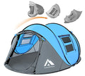 4 Person Pop Up Tent Waterproof Automatic Setup 2 Doors Instant Family Tent L382