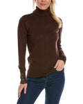 Button Cuff Turtleneck Sweater P178