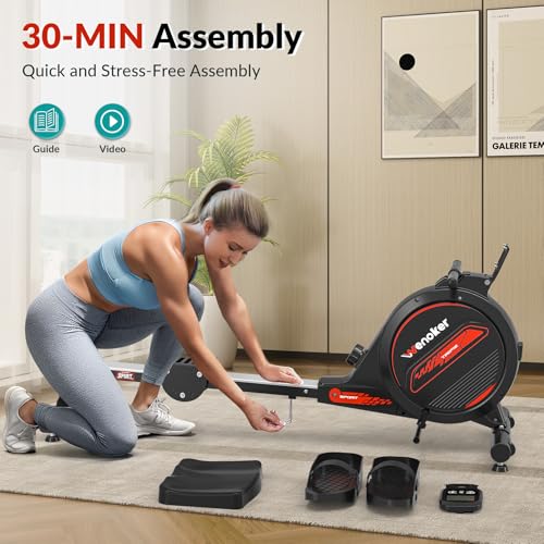 Magnetic Rower Machine with LCD Monitor E95111