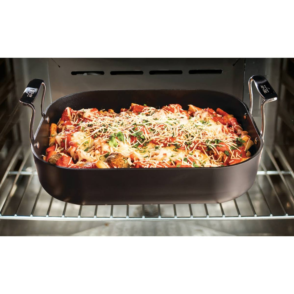 Grey Roaster with Rack, 11 X14 in A2339