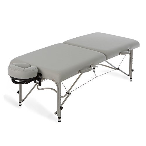 Portable Massage Table with Aluminum Frame, Face Cradle & Carry Case (29lb) S6107