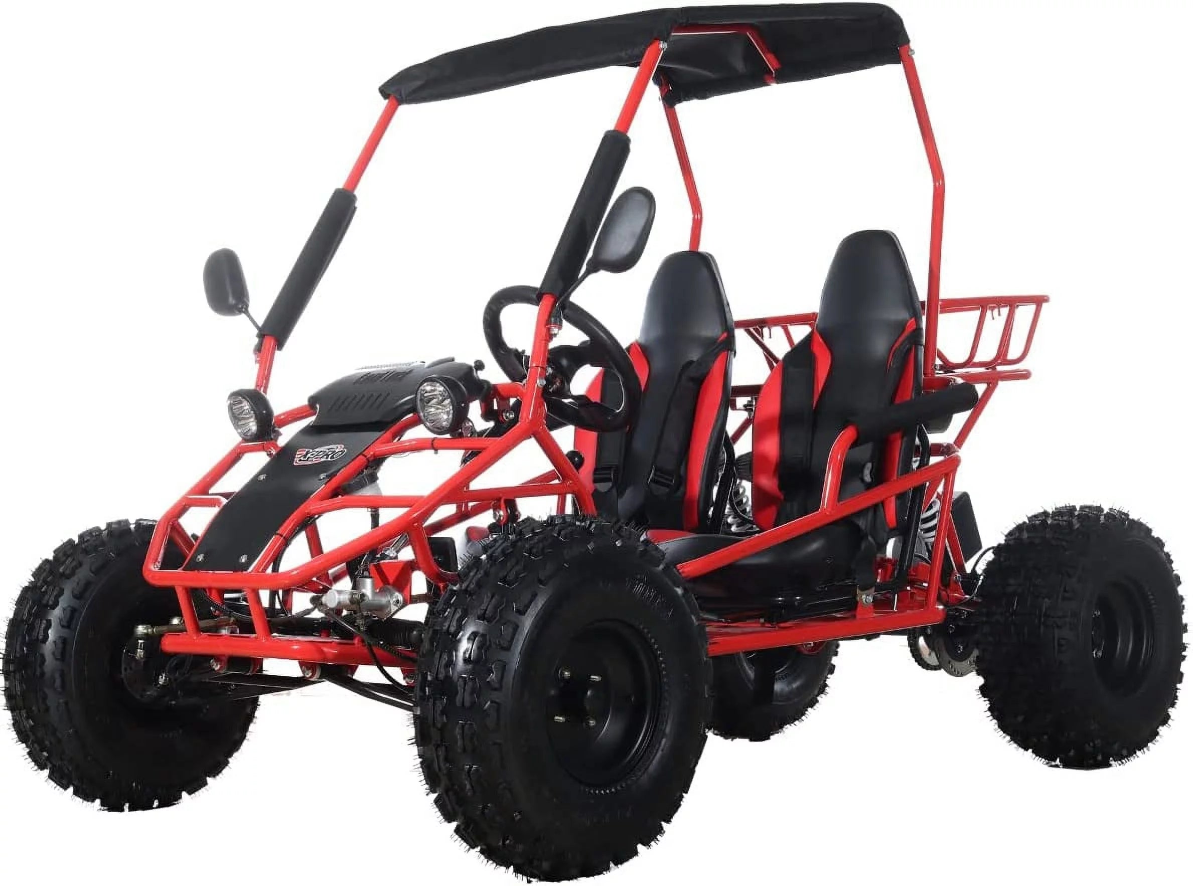 125cc Gas Powered Go Kart 3 Semi-Automatic Transmission 18"/19" Wheels S611