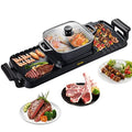 Electric Grill Hot Pot 2 in 1, Non-Stick Pan G543