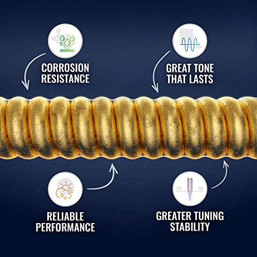Light 10-46 6 String Set Electric Guitar Strings with NANOWEB Coating O263232