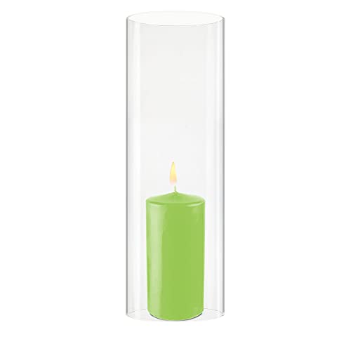 Clear Glass Hurricane Candleholder J78487