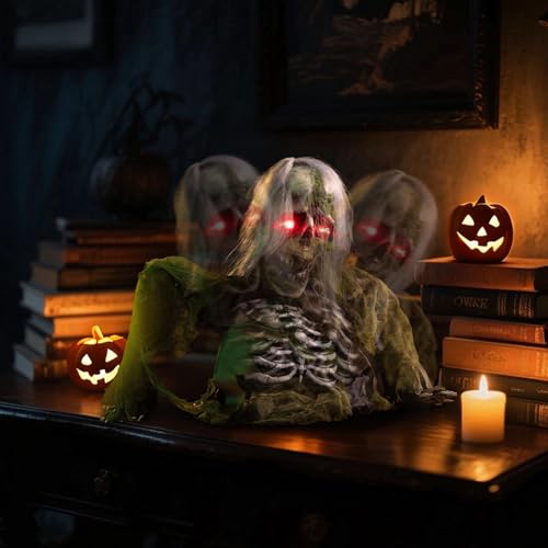 Animatronic Zombie Groundbreaker with Light and Sound P8186