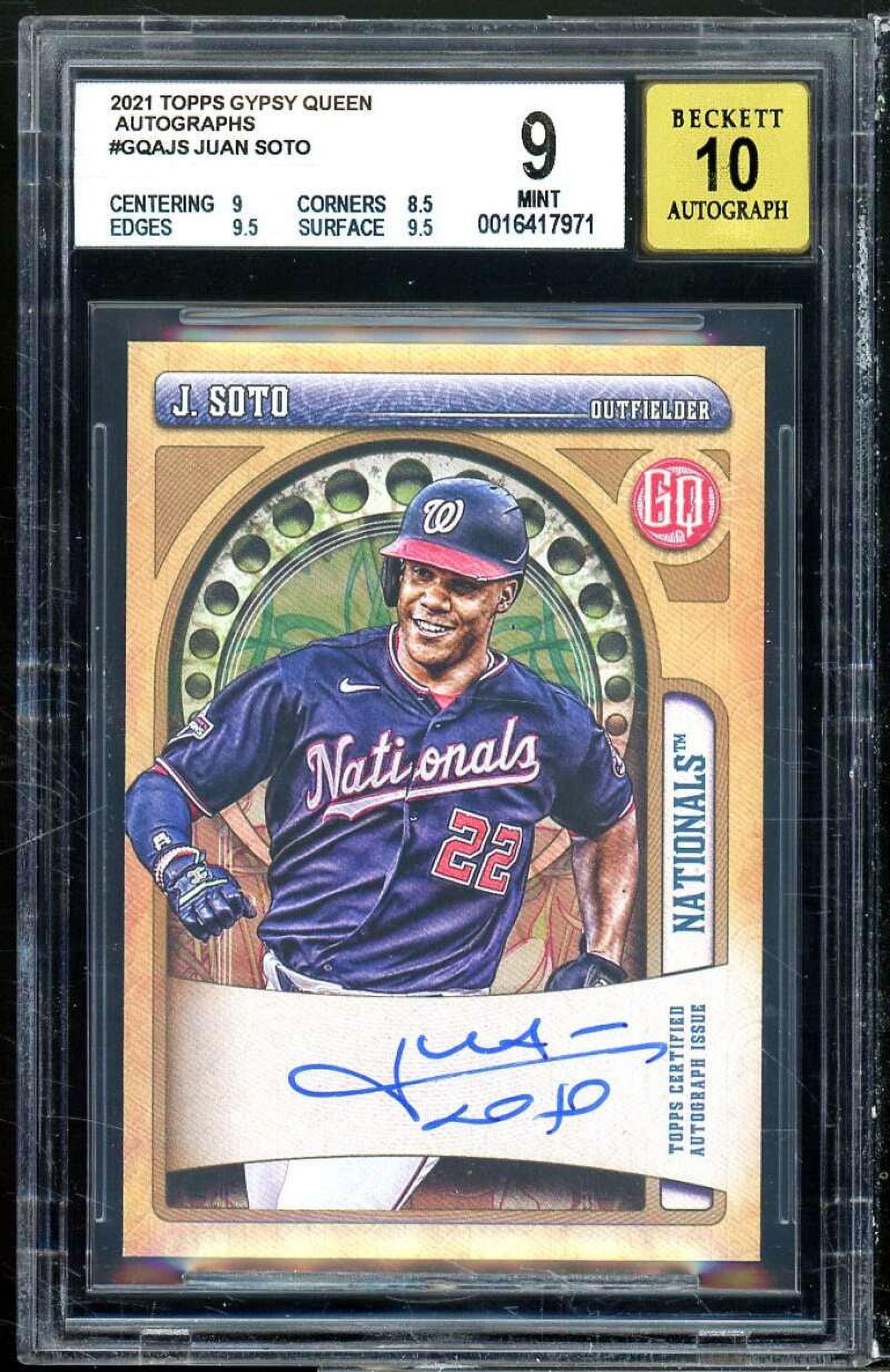 2021 Topps Gypsy Queen Autographs #gqajs BGS 9 auto 10 Card L68714