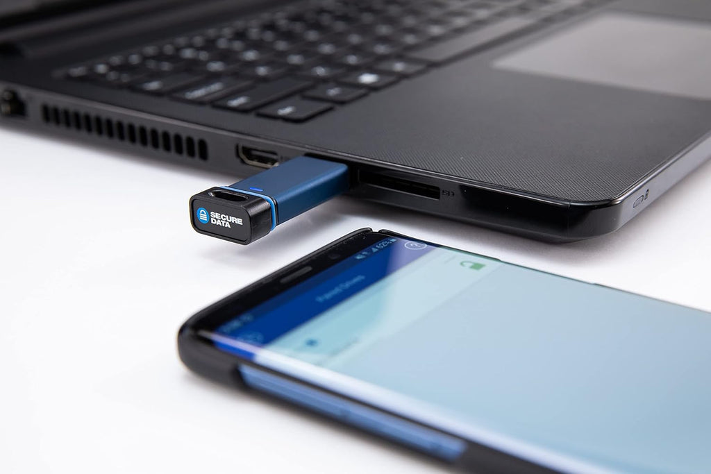 64GB Encrypted Flash Drive with Wireless Authentication D3101