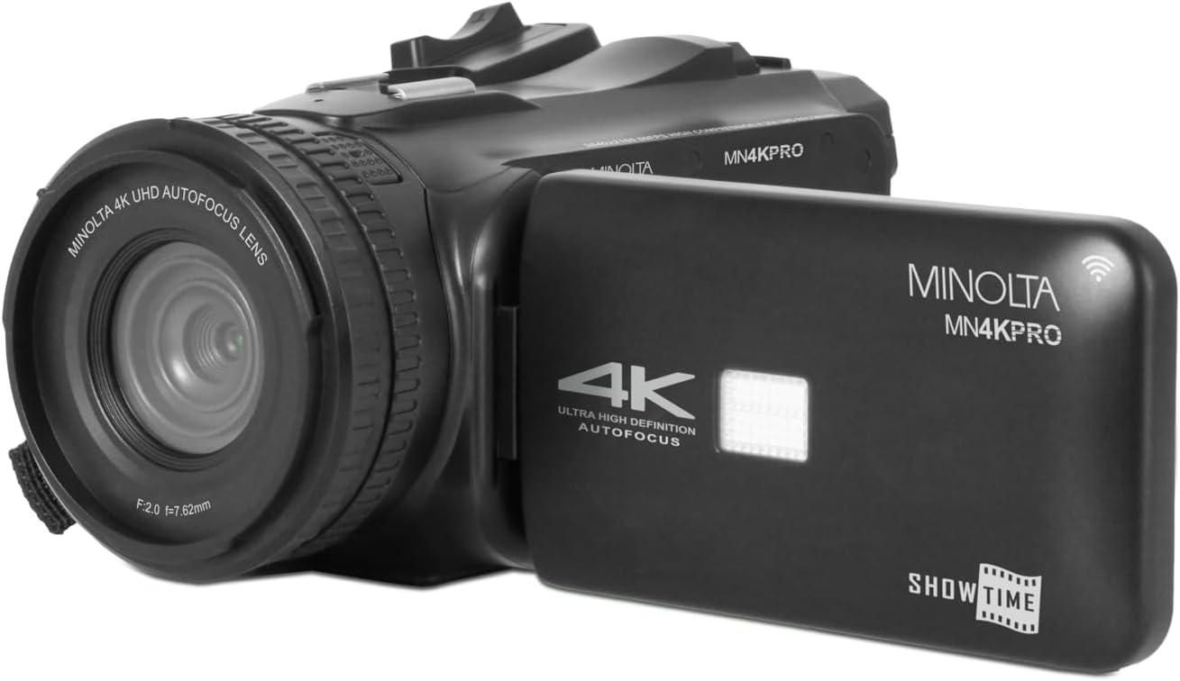 4K60FPS Ultra HD 64 MP Autofocus Camcorder Kit T559