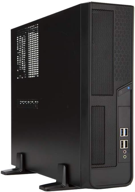 Black mATX Desktop Case with 300W PSU R600