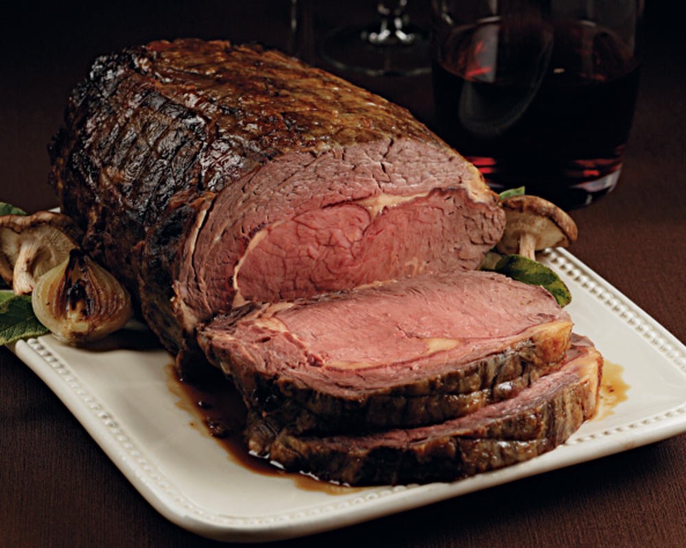 Pre-Seasoned Garlic and Herb Prime Rib Roast, 2 count, 4.5-5 lb each B9143
