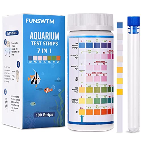 7 in 1 Aquarium Test Strips 100 Strips Z5332