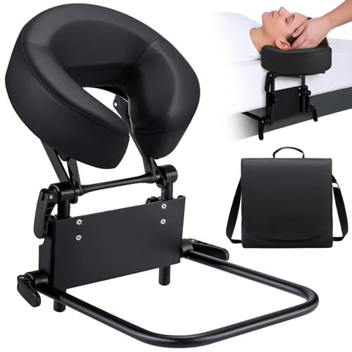 Blue Adjustable Memory Foam Mattress Top Massage Kit with Face Cushion H80191