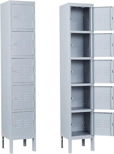 66" Tall Steel Storage Locker with 3 Doors F931892