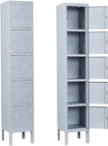 66" Tall Steel Storage Locker with 3 Doors F931892