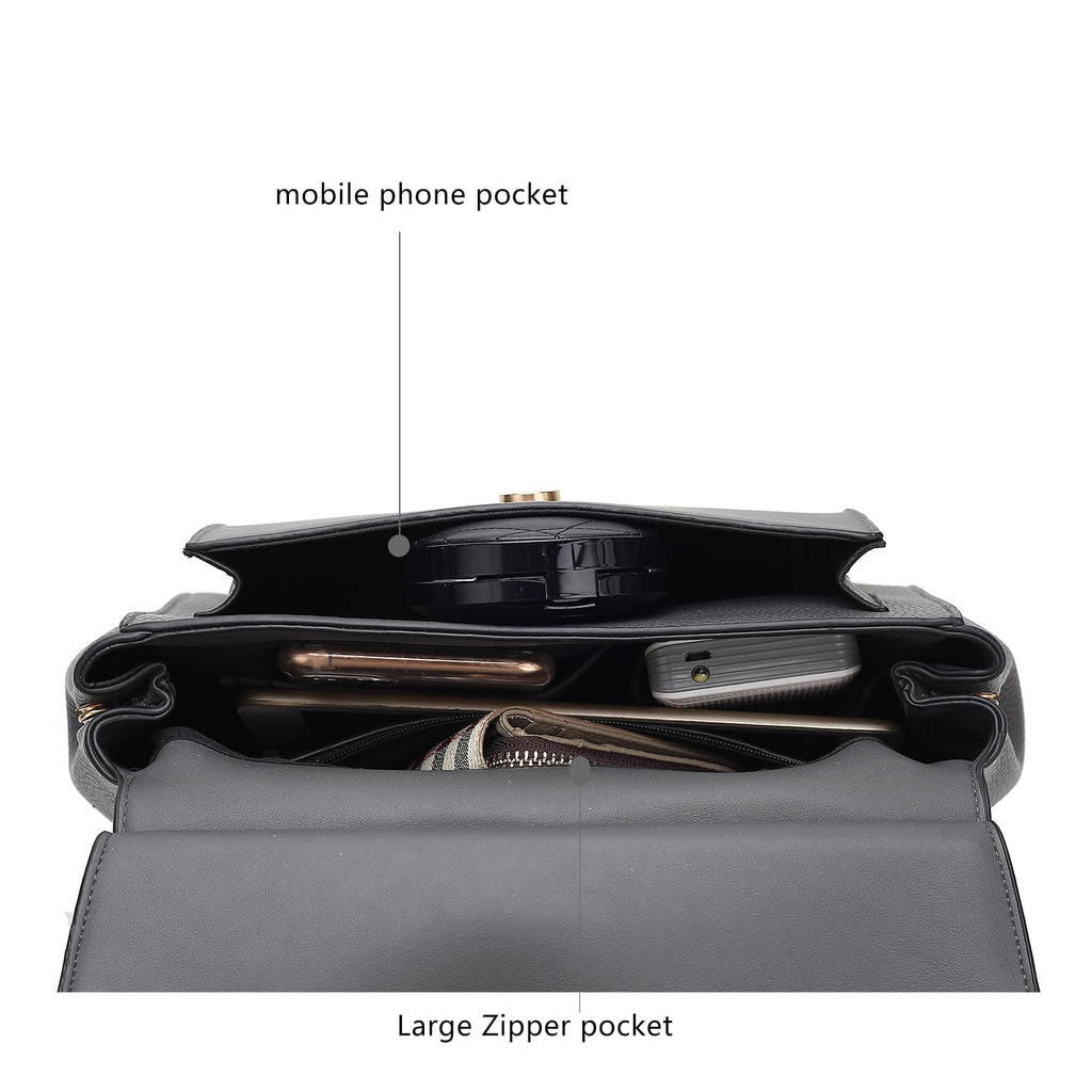 Vegan Leather 3-in-1 Satchel, Backpack and Crossbody G29591