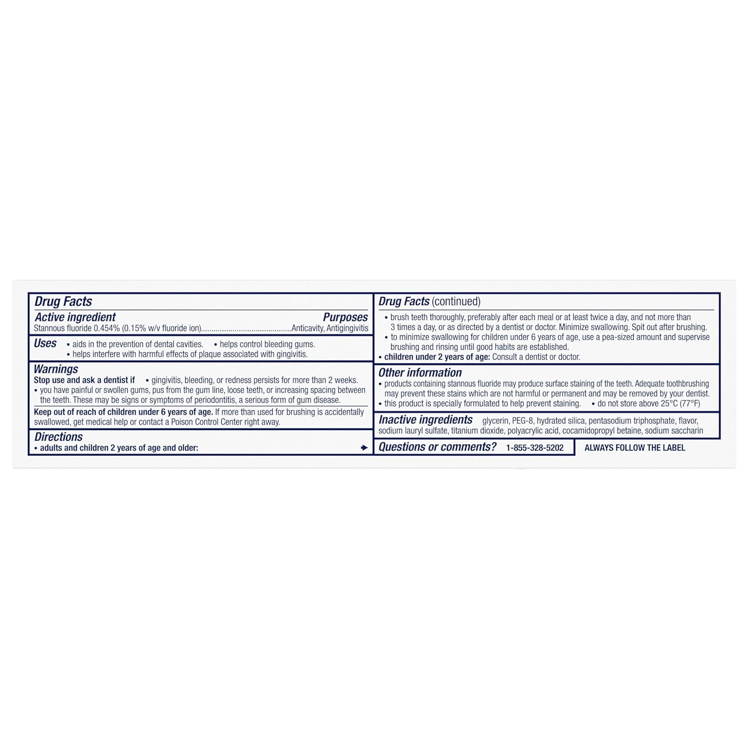 Active Gum Repair Toothpaste, Fresh Mint Flavored - 3.4 Oz x 3 O562773