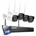 16CH 4K Wireless Security Camera System with 4 X 8MP Outdoor Cameras, 2TB HDD K278