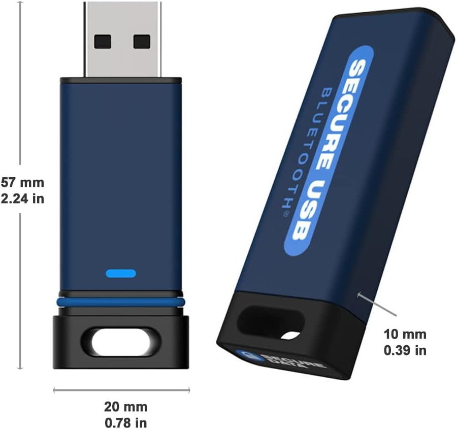 64GB Encrypted Flash Drive with Wireless Authentication D3101