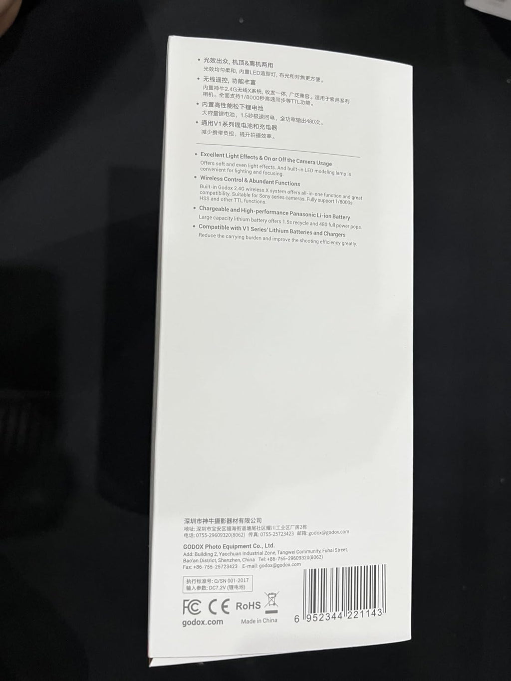 2.4G High-Speed Sync 7.2V 2600mAh Li-ion Battery Camera Flash Speedlite X5105
