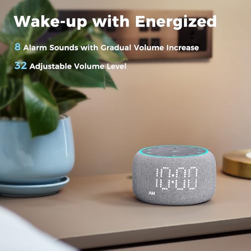 White Noise Machine Alarm Clock with Bluetooth Speaker M238