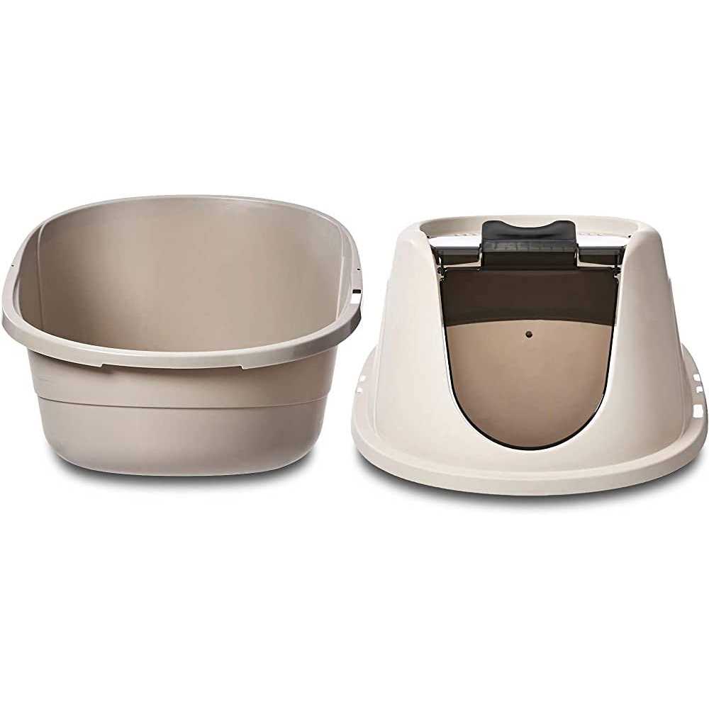 No-Mess Hooded Cat Litter Box F52266