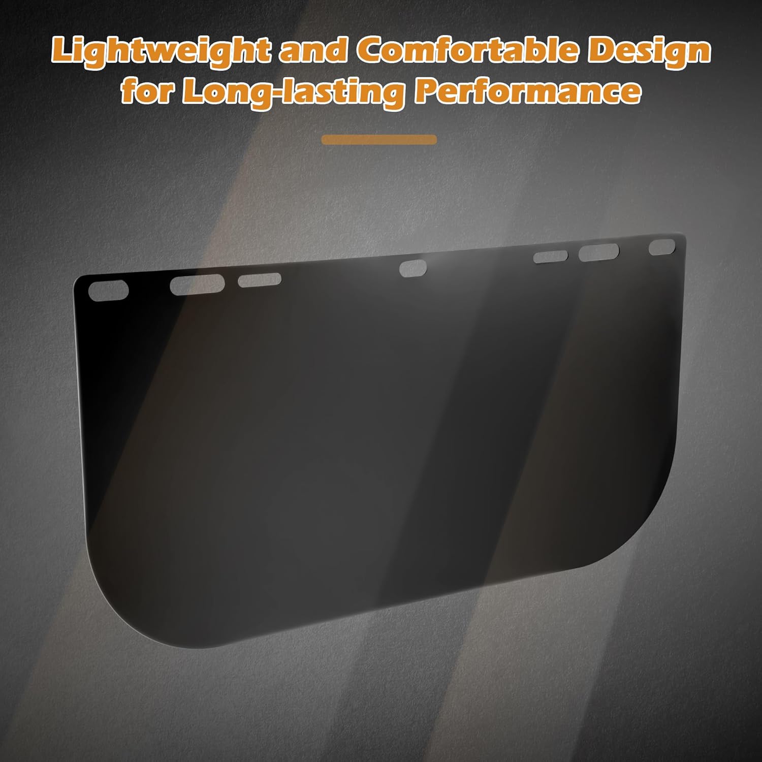 15.5'' x 8'' Tinted Full Face Shield Replacement Lens H685342
