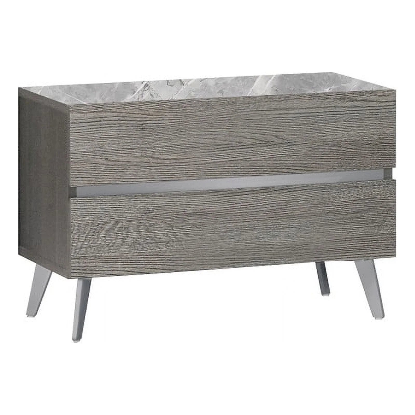 King Size 3-Piece Bedroom Set, Light Grey Oak Veneer A805634