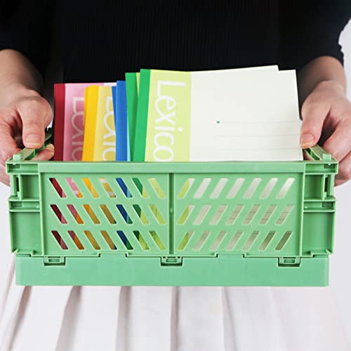 2-Pack Blue Collapsible Plastic Baskets H477