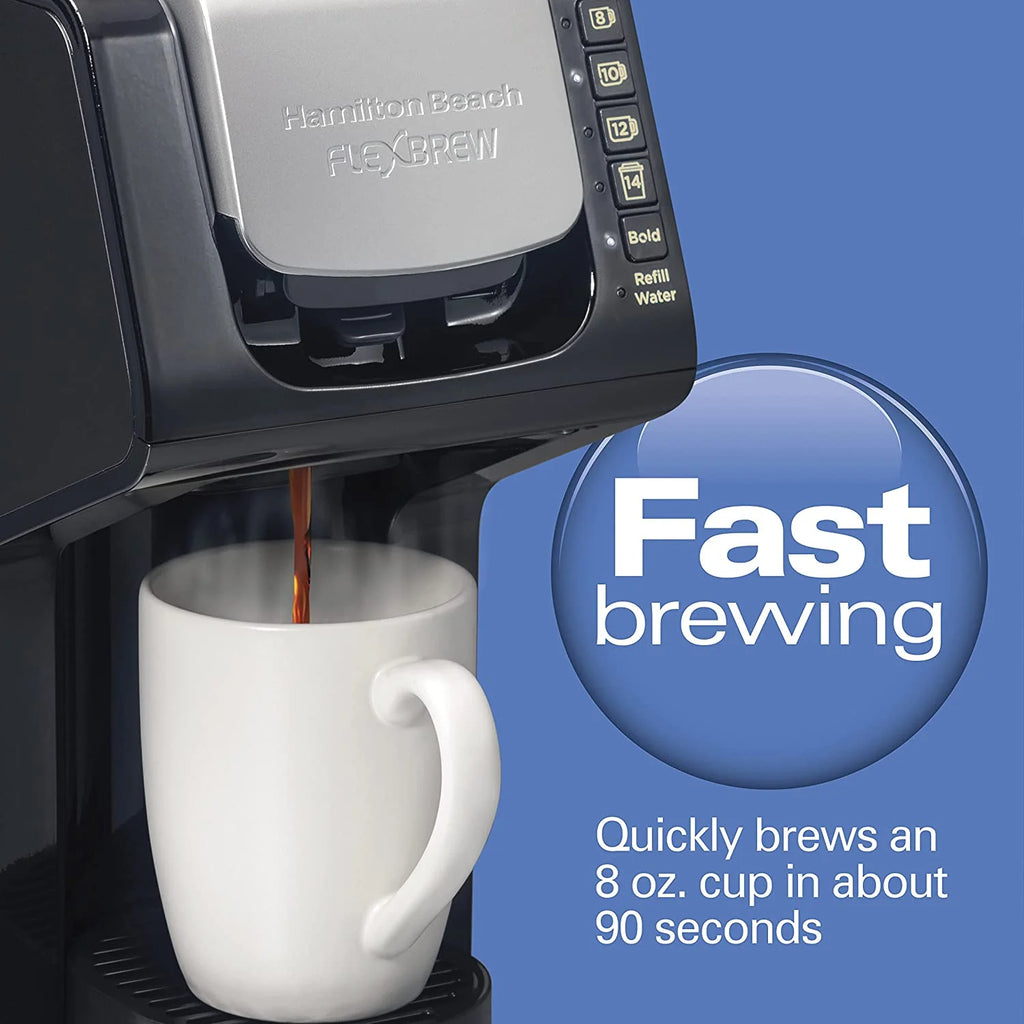 Removable 50 oz. Water Reservoir Single-Serve Coffee Maker B4378