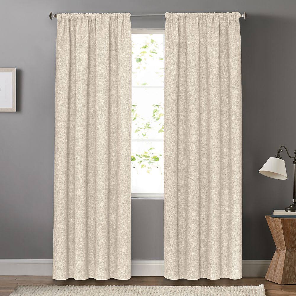 Beig/Green 50x84 Blackout Window Curtain W637
