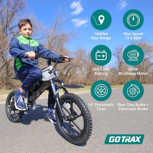 Black 16" Electric Dirt Bike K535036