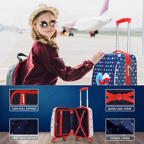 18" Hardside Carry-on Suitcase with Wheels X153549