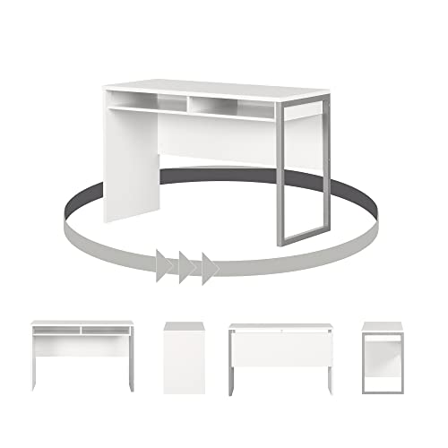 Pure White Metal Desk O166