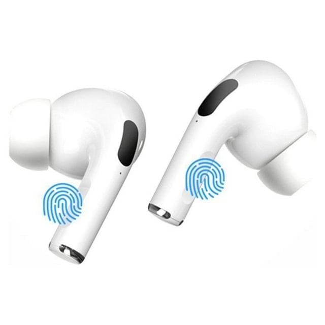 White Wireless Earphones with Charging Case V705