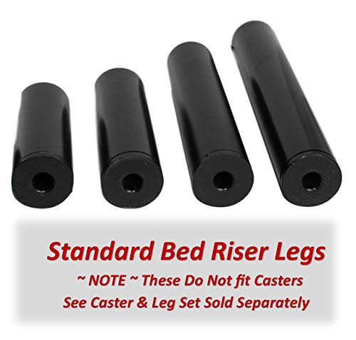 7" Height Set of 4 Adjustable Bed Leg Kit J506239