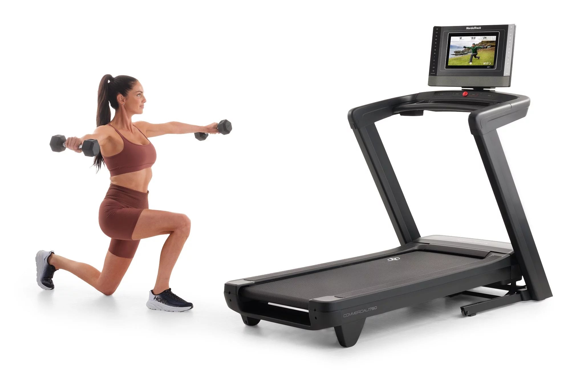 14” Pivoting Touchscreen Treadmill P3694