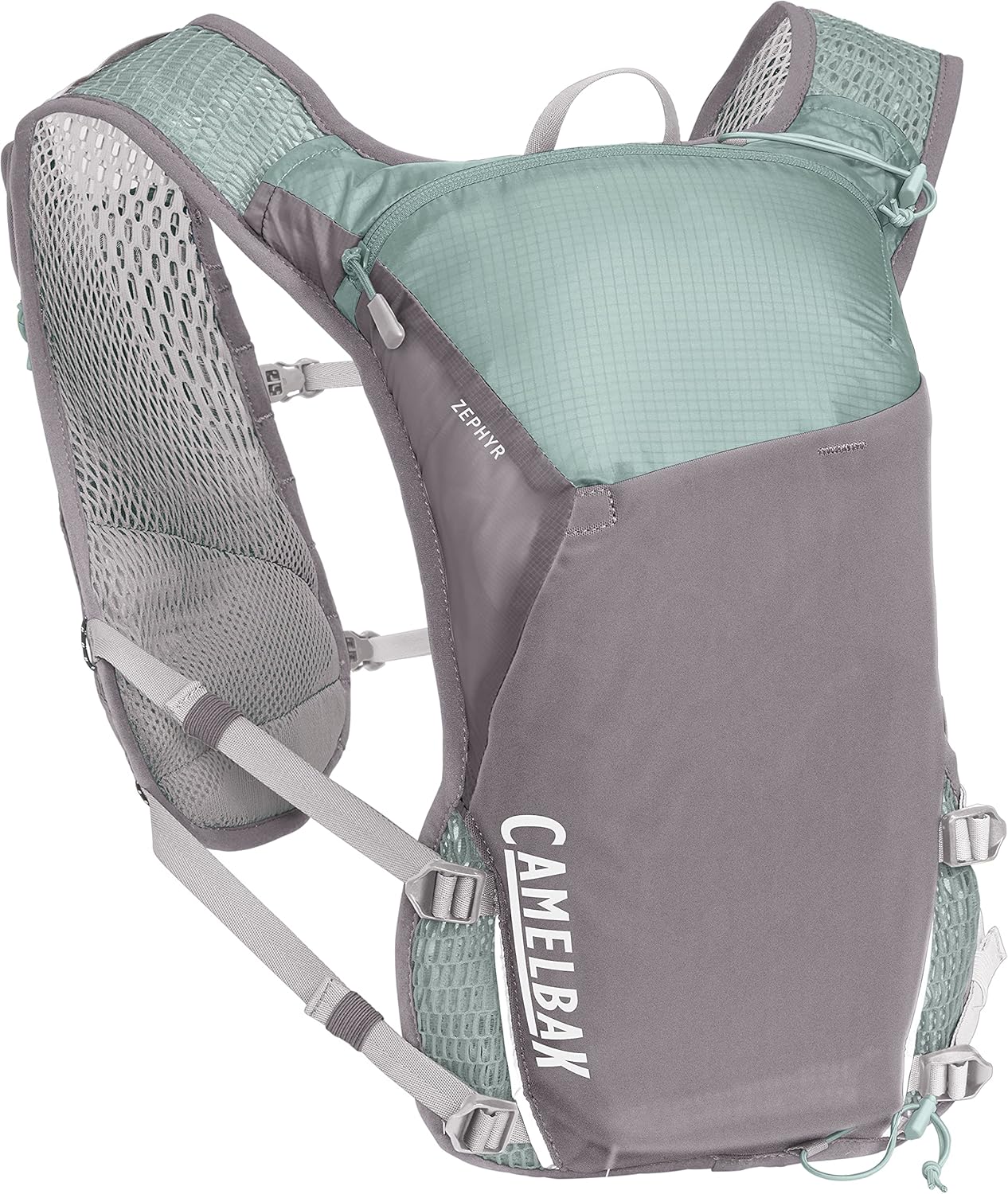 Women’s Running Hydration Vest 34oz, Silver/Blue Haze U812196