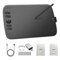 10x6 Inch Graphics Drawing Tablet with 8192 Level Battery-Free Stylus V542589