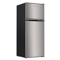 Black 4.0 Cu.Ft. Double Door Mini Refrigerator with Freezer C7936