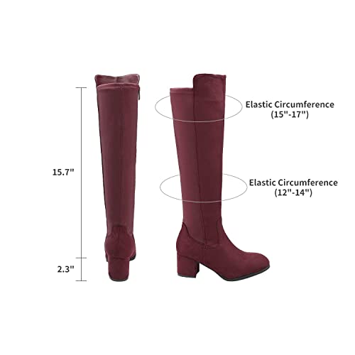 Women's Knee High Stretchy Fashion Boots C10681