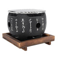 Mini Portable Round Aluminum Alloy Charcoal Hibachi Grill Y258