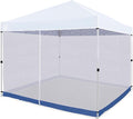 White 10 x 10 Foot Straight Leg Screen Room Mesh Canopy Tent Attachment S9918