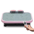Pink Vibration Plate Fitness Machine with Handle 120 Speed Levels F7288