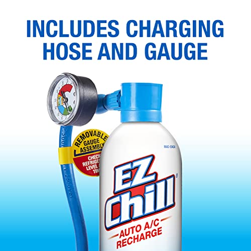 18 Oz Car Air Conditioner Refrigerant Recharge Kit with Hose and Gauge H90906