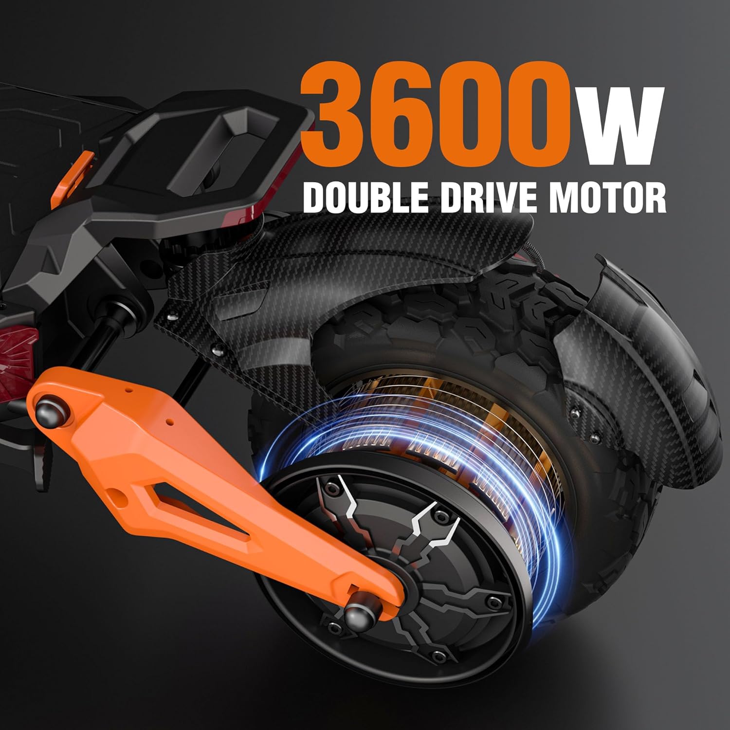 Electric Scooter with 3600W Motors 60V/30AH Battery 11 Inches Off Road Tires Z81622