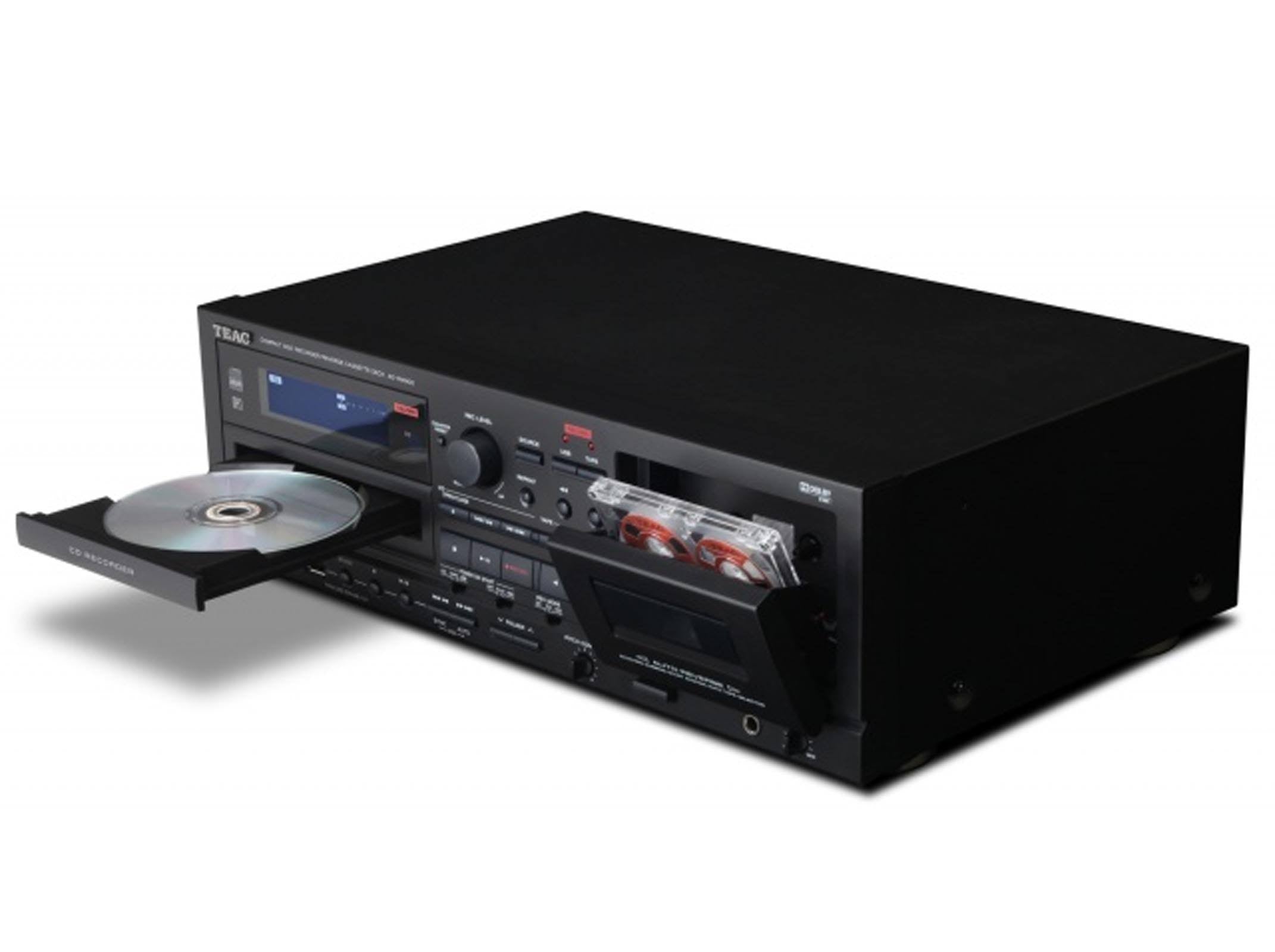 Black CD Player Cassette Recorder U5762