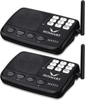4 Stations Black Wireless Intercom System X891735