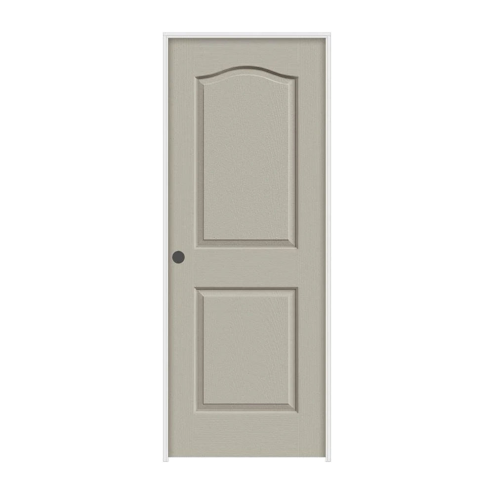 32 in. x 80 in. Desert Sand Painted Right-Hand Textured Molded Composite MDF Single Prehung Interior Door B534